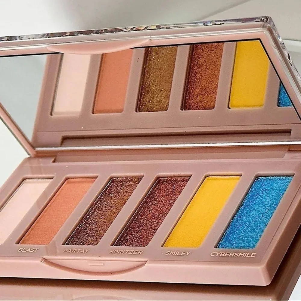 NIB Urban Decay x Smiley Naked Mini Eyeshadow Palette - MuchO Happy - 6 Shades